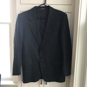 Vintage Canali Milano Plaid blazer